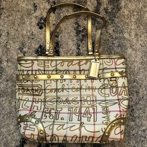 Coach  Tattersall  tote